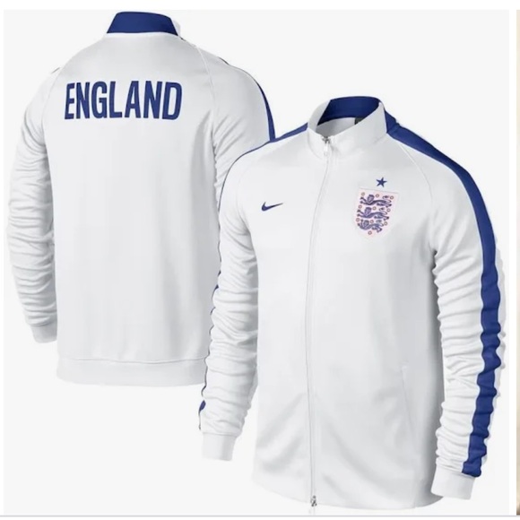 Nike Other - Nike National Jacket Soccer UK England Athletic  589856 Men XL White Blue NWT